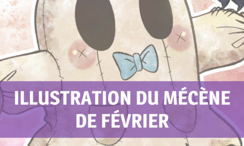Illustration du mécène de février